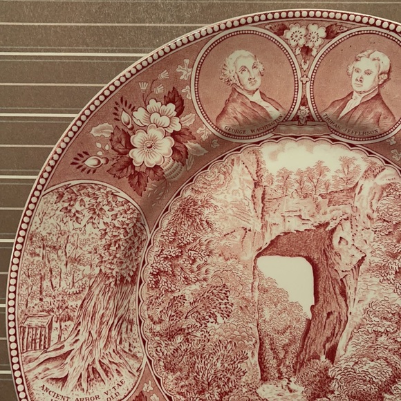 Vintage Picturesque Natural Bridge Virginia plate - Picture 2 of 14